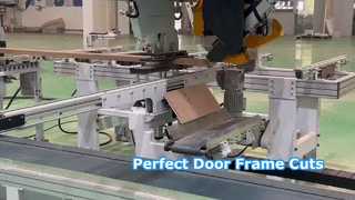 Máy cưa hai đầu khung cửa để cắt 45° và 90°