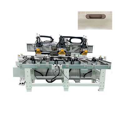 Good price WPC Door Frame Cutting Machine Lock Tongue Hole Milling Drilling Manufacturing online