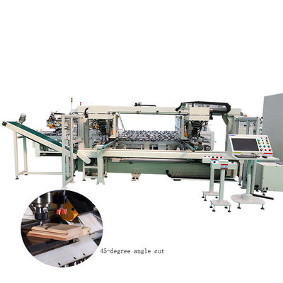 Goede prijs Volledig geautomatiseerde WPC houten deur snijmachine met 3000rpm snelheid en PLC-besturingssysteem voor 80mm maximale snijdikte online
